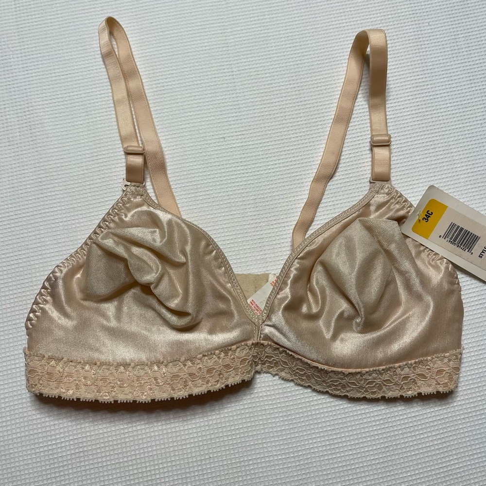 Vintage ladies ivory Smoothie Solutions‎ bra no wire size 34C new with tags